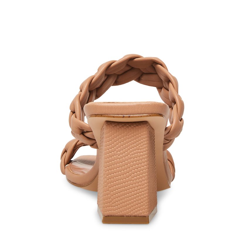Sandalias Tacones Steve Madden Banks Mujer Beige | ES OF3ES1